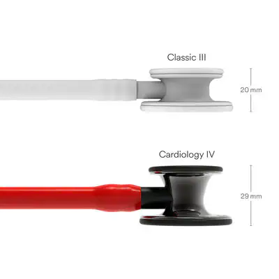 Limited Edition Littmann Cardiology IV - Red - High Polish Smoke Stethoscope thumbnail image 11 - Professional diagnostic stethoscope for healthcare workers
