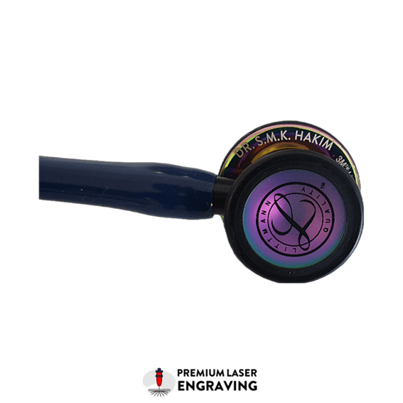 Littmann Cardiology IV - Navy Blue - Rainbow Finish Stethoscope thumbnail image 6 - Professional diagnostic stethoscope for healthcare workers