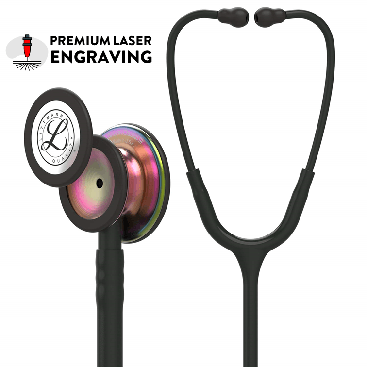 Littmann Classic III - Black - Rainbow Finish Stethoscope
