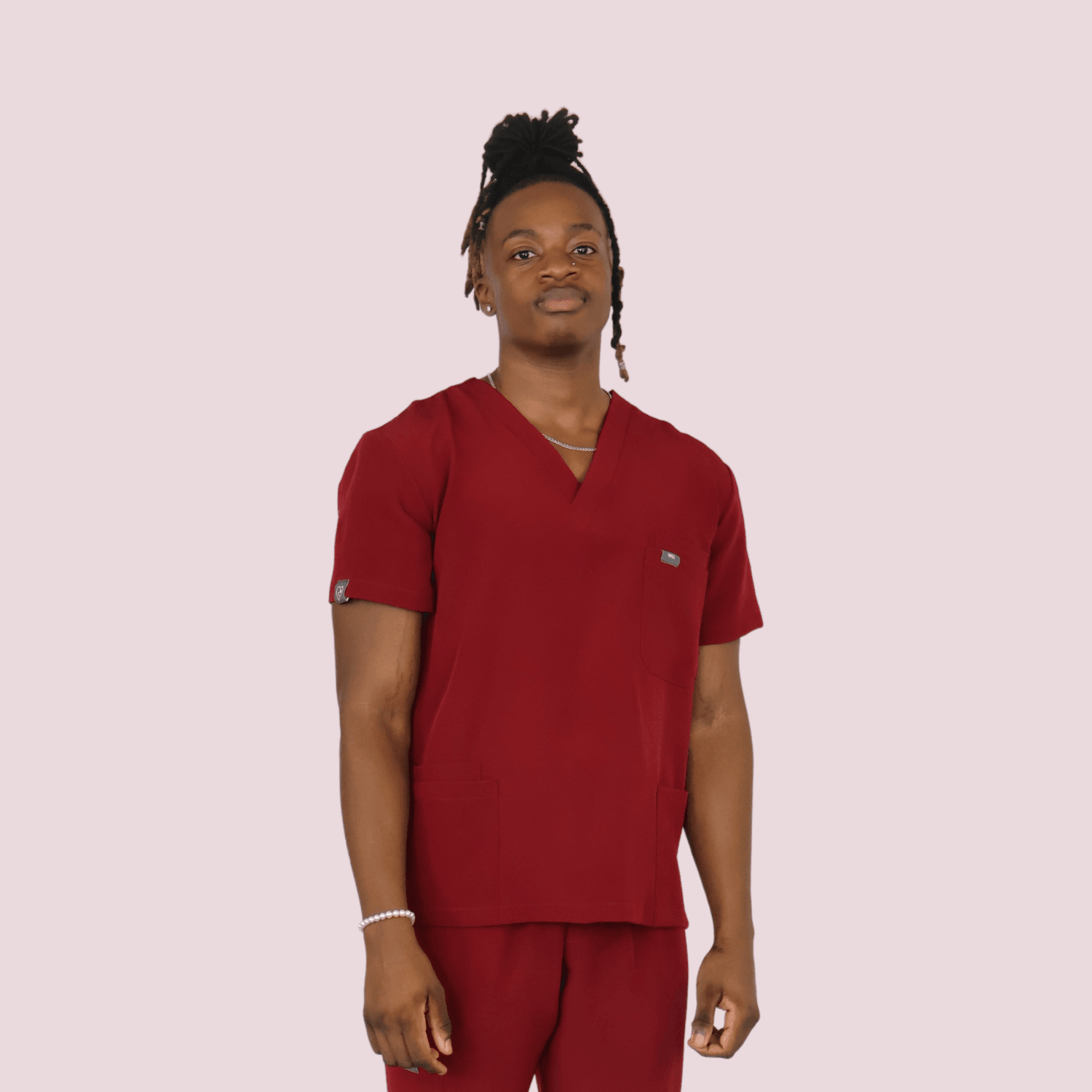 WiZ Scrubs Comfort 2.0 - Men's Fitted Stretch Tops - Clinicians available at WiZmed for R275 - Medical scrubs for healthcare professionals