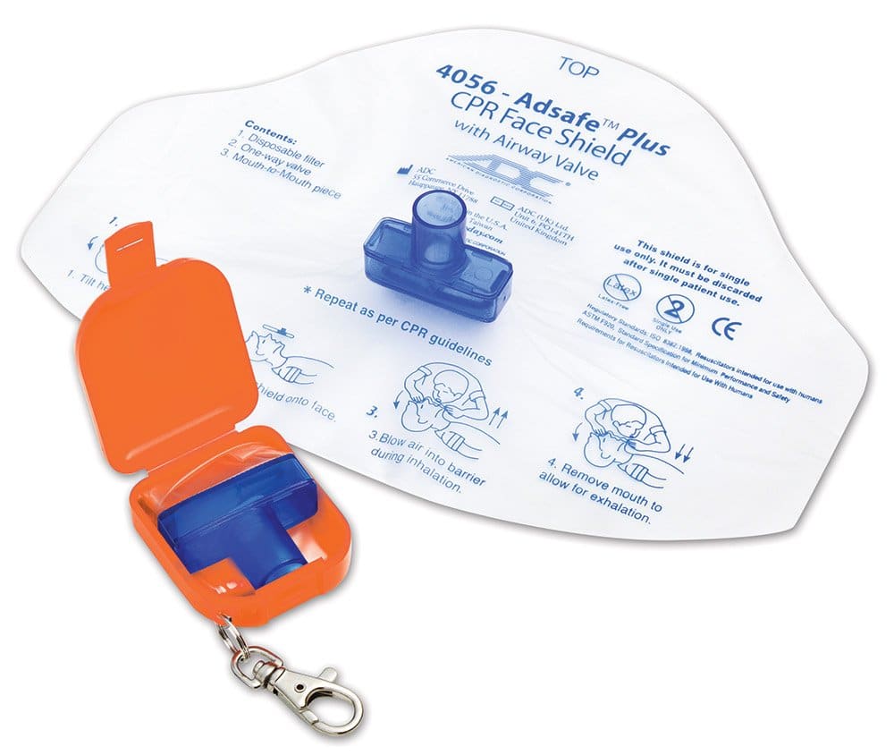 Adsafe™ Plus Face Shield with 1 Way Valve - Orange - Consumables available at WiZmed for R135 Adsafe™ Plus Face Shield with 1 Way Valve - Orange - Consumables available at WiZmed for R135