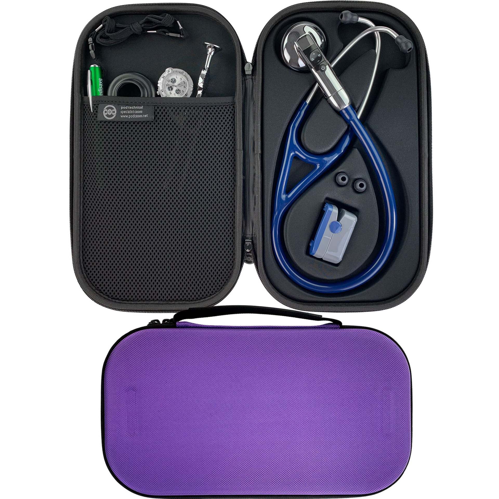 PodTechnical Cardiopod™ II Stethoscope Case – Purple - Cases & Bags available at WiZmed for R699.99 - Professional diagnostic stethoscope for healthcare workers PodTechnical Cardiopod™ II Stethoscope Case – Purple - Cases & Bags available at WiZmed for R699.99 - Professional diagnostic stethoscope for healthcare workers