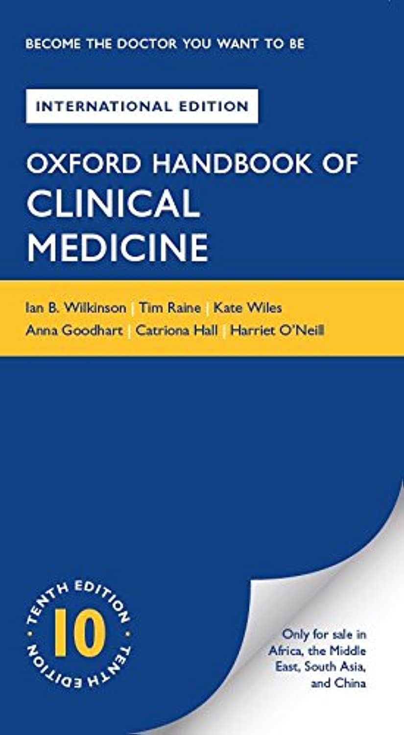 Oxford Handbook of Clinical Medicine, 10th Edition (previous edition; grade A-) - Interns available at WiZmed for R299 Oxford Handbook of Clinical Medicine, 10th Edition (previous edition; grade A-) - Interns available at WiZmed for R299