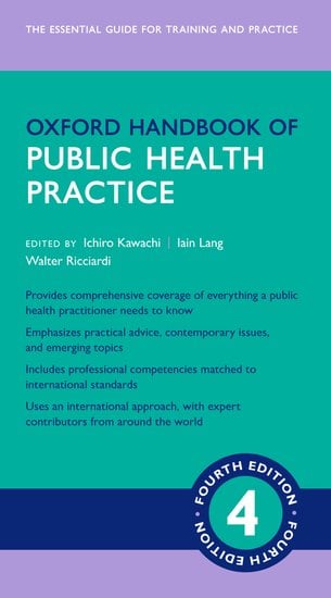 Oxford Handbook of Public Health Practice 4E - Textbooks available at WiZmed for R599 Oxford Handbook of Public Health Practice 4E - Textbooks available at WiZmed for R599