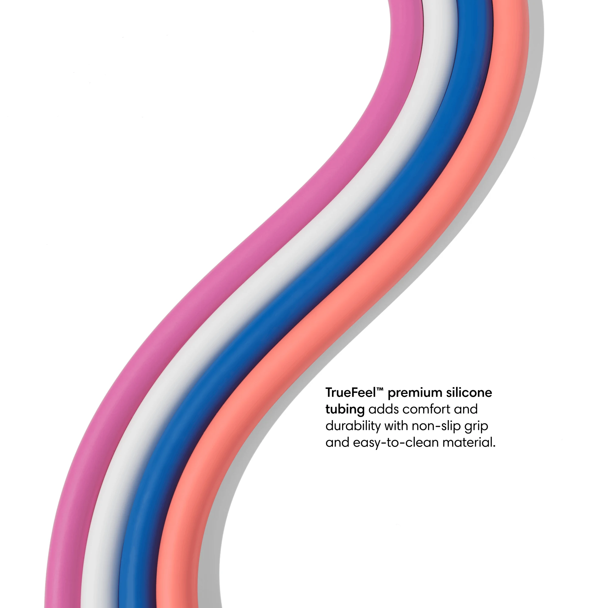 Eko CORE 300 TrueFeel silicone tubing in its colourways Eko CORE 300 TrueFeel silicone tubing in its colourways
