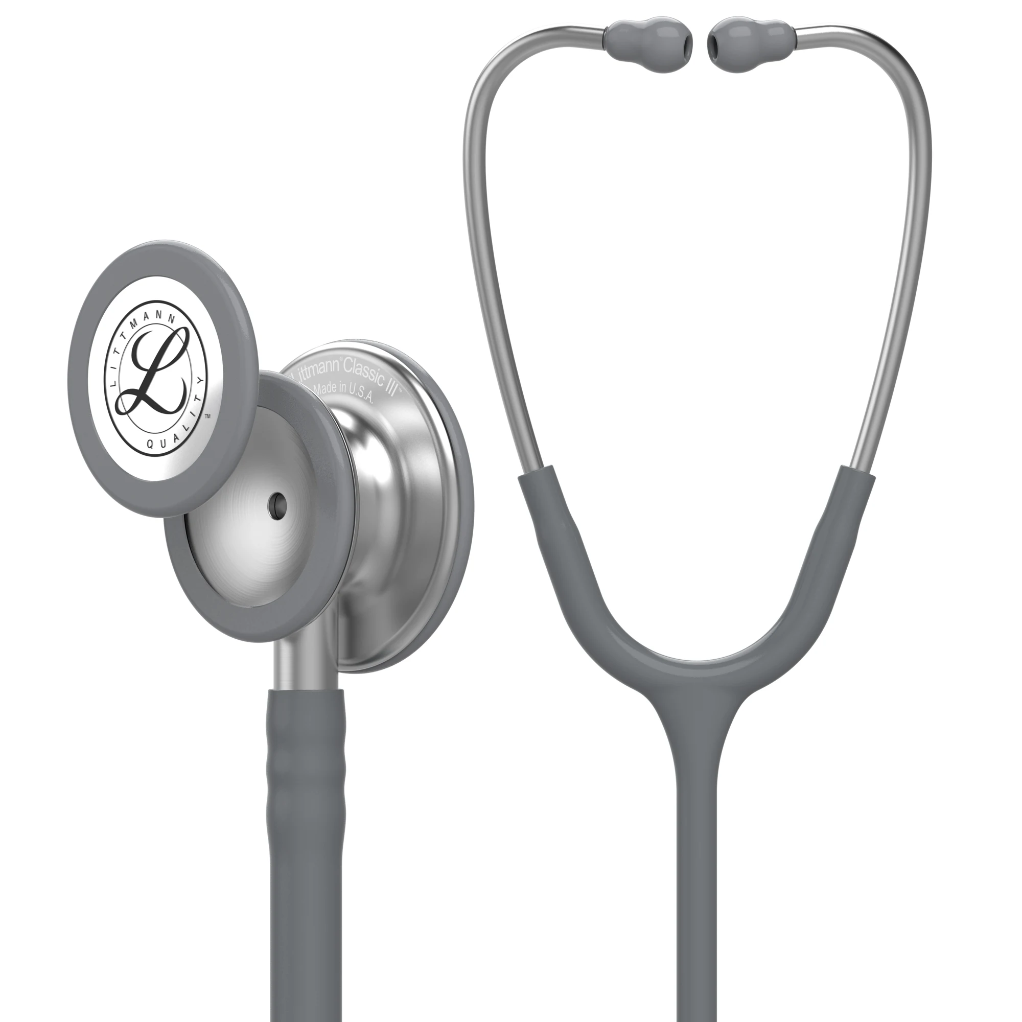 Littmann Classic III - Grey - Stainless Steel Stethoscope — front view