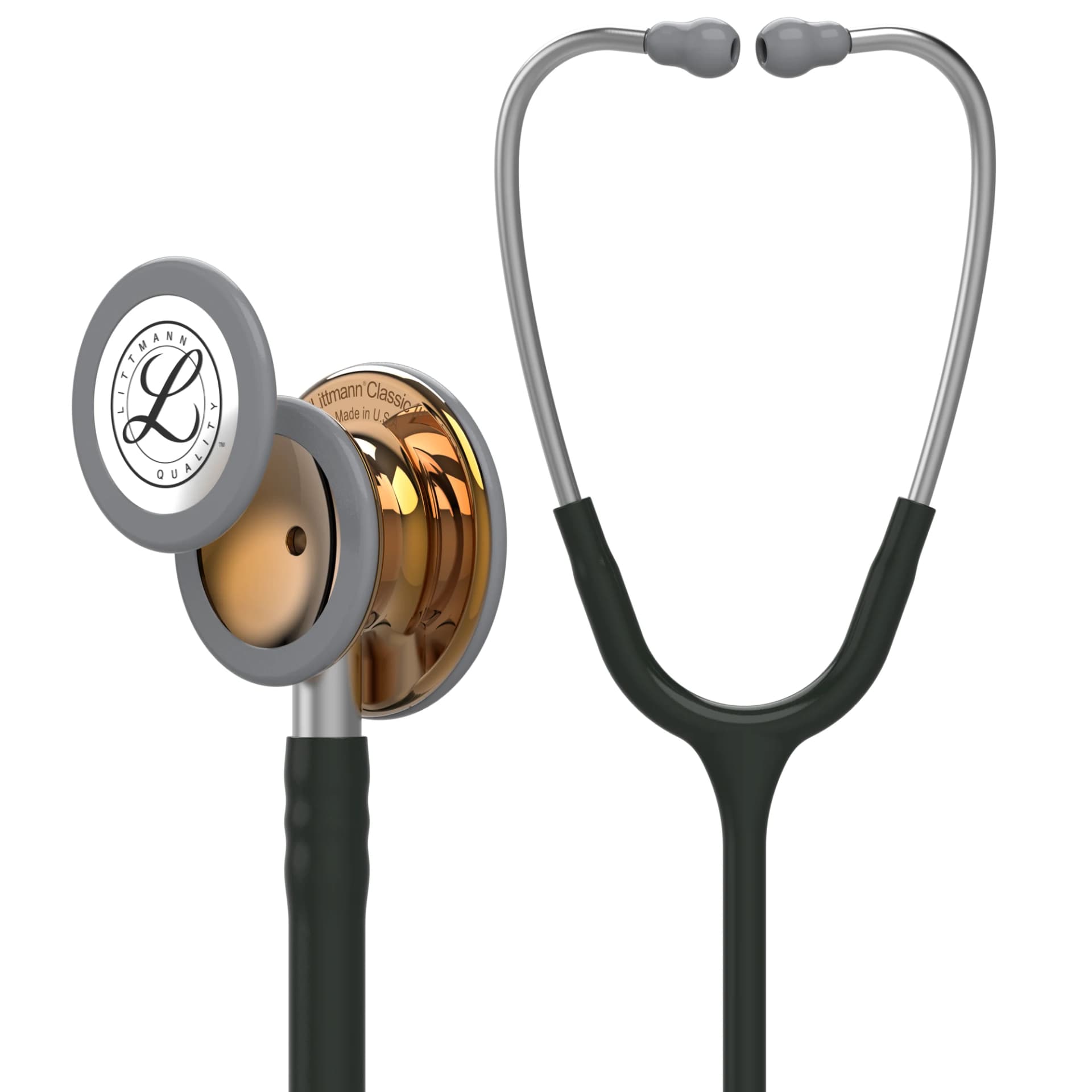 Limited Edition Littmann Classic III - Black - High Polish Copper — front view