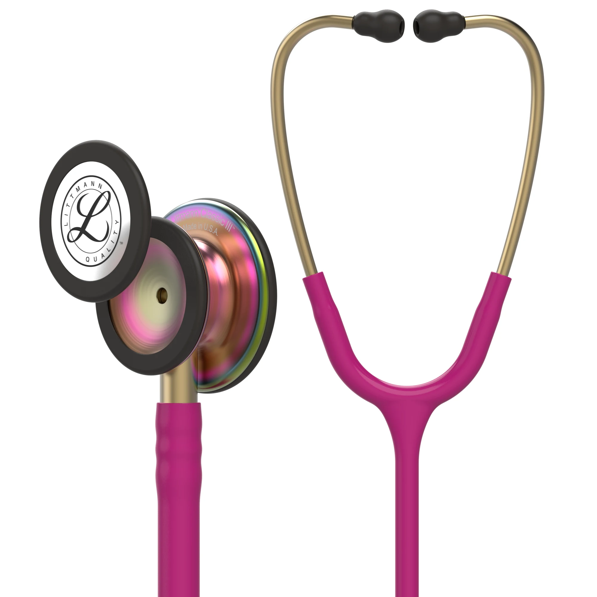 Littmann Classic III Raspberry Rainbow Finish Stethoscope - Littmann Classic III Stethoscopes available at WiZmed for R2,499 - Professional diagnostic stethoscope for healthcare workers Littmann Classic III Raspberry Rainbow Finish Stethoscope - Littmann Classic III Stethoscopes available at WiZmed for R2,499 - Professional diagnostic stethoscope for healthcare workers