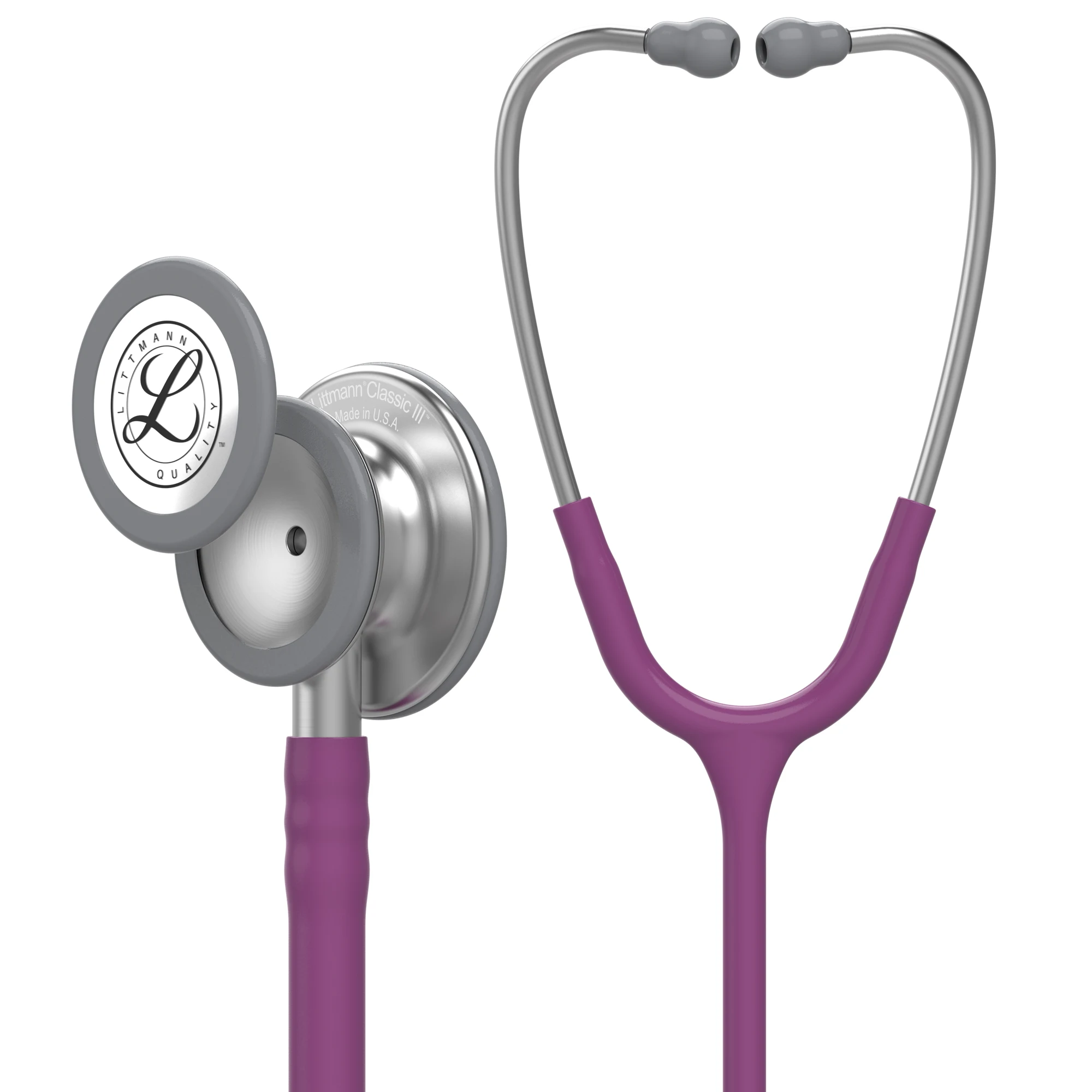 Littmann Classic III - Plum - Stainless Steel Stethoscope — front view