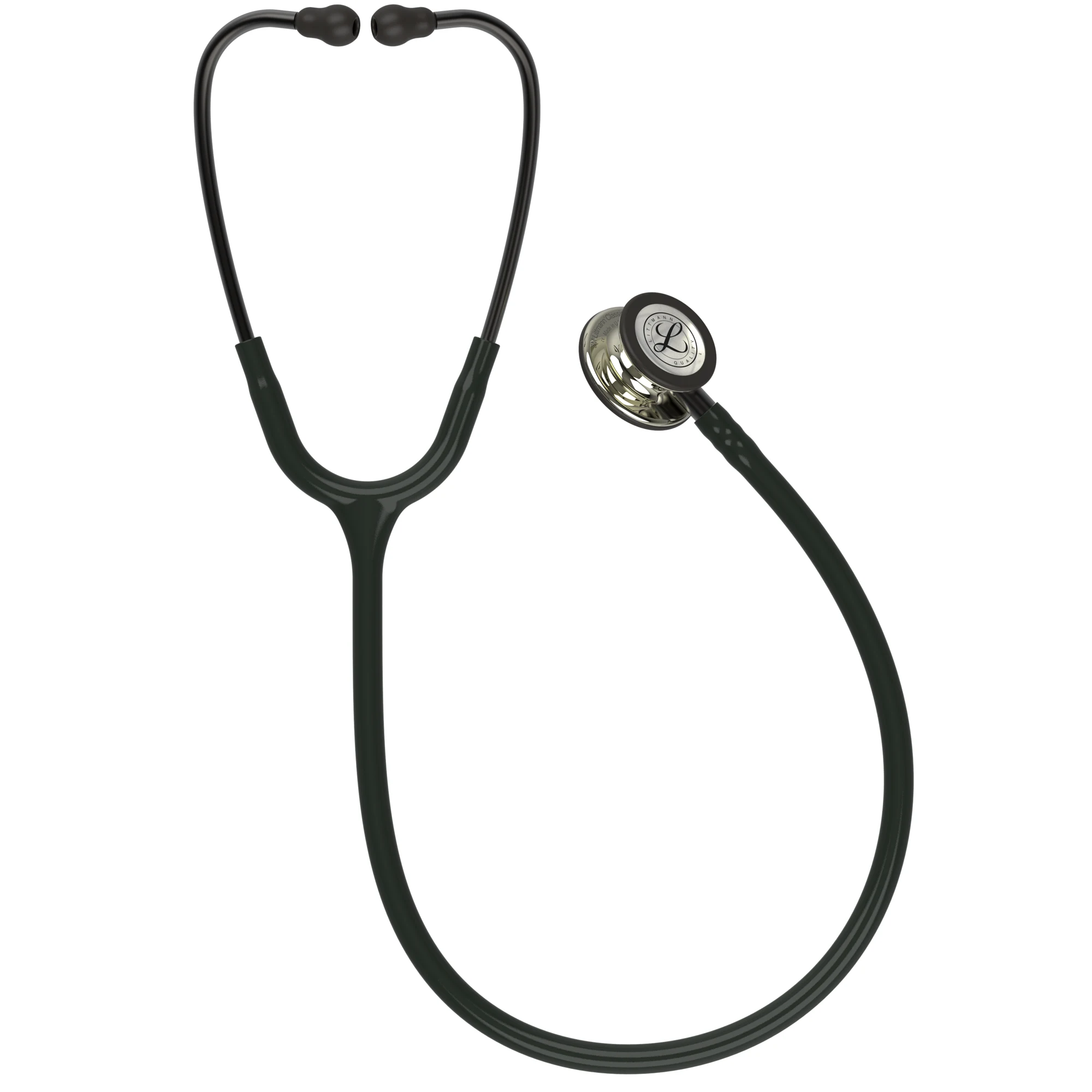 Littmann Classic III - Black - Champagne Finish Stethoscope — full length