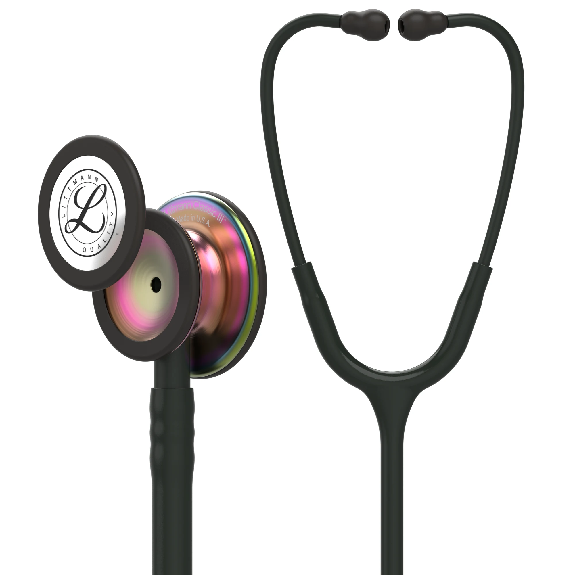Littmann Classic III - Black - Rainbow Finish Stethoscope - Littmann Classic III Stethoscopes available at WiZmed for R2,499 - Professional diagnostic stethoscope for healthcare workers Littmann Classic III - Black - Rainbow Finish Stethoscope - Littmann Classic III Stethoscopes available at WiZmed for R2,499 - Professional diagnostic stethoscope for healthcare workers