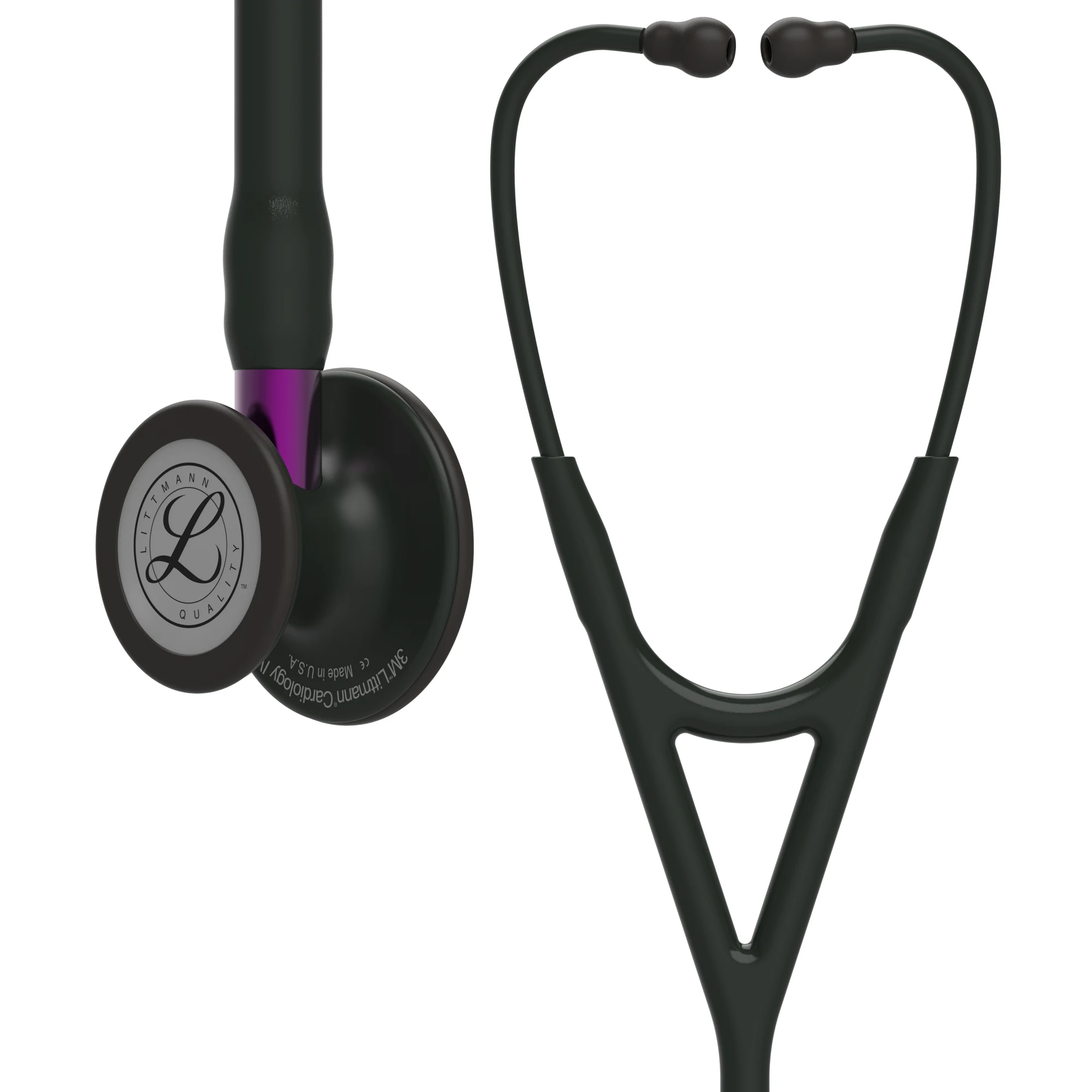 Littmann Cardiology IV - Black - Matte Black Finish - Violet Stem Stethoscope - Littmann Cardiology IV Stethoscopes available at WiZmed for R4,849 - Professional diagnostic stethoscope for healthcare workers Littmann Cardiology IV - Black - Matte Black Finish - Violet Stem Stethoscope - Littmann Cardiology IV Stethoscopes available at WiZmed for R4,849 - Professional diagnostic stethoscope for healthcare workers